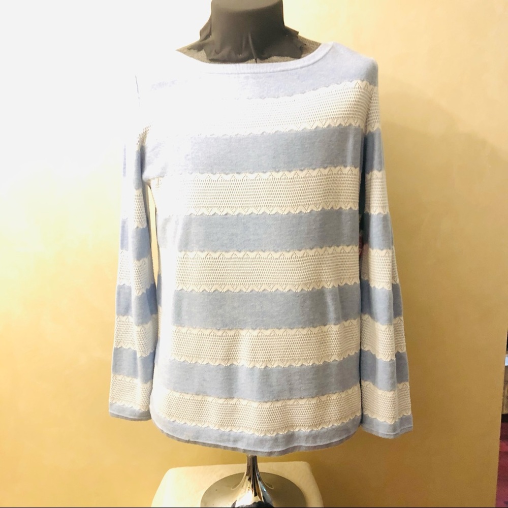 Tommy Hilfiger XL Lg Slvd Blue Sweater NWT.